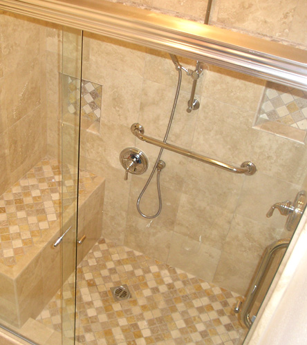 Showering in Comfort Remodel